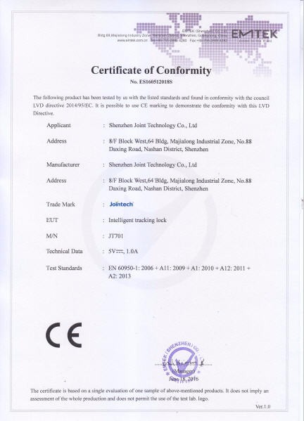 Wodoodporne inteligentne elektroniczne zamki monitorujące temperaturę łańcucha zimnego ISO9001 15