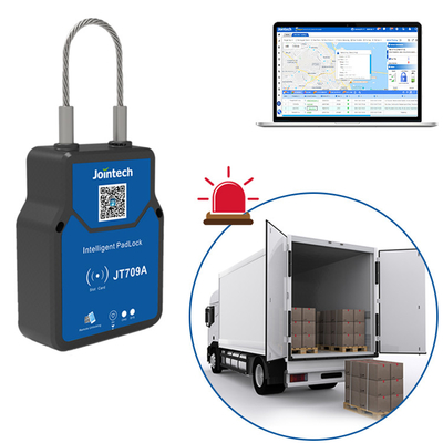 Ingelligent GPS Padlock Trailer Container Truck RFID Unlock Smart Monitoring Lock
