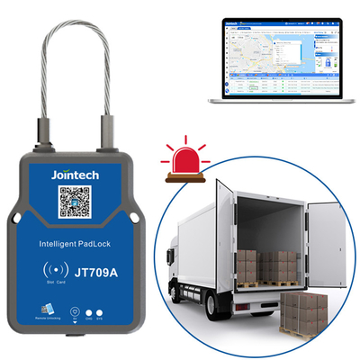 Jointech Jt709A Tracking Device Padlock Lock Gps Lock For Container Monitor Cargo Gps Padlock Asset Tracking Device