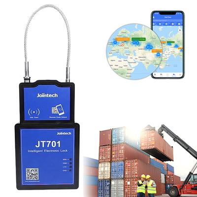 Secure GPS Tracking Padlock 4G Cellular Network WIFI NFC Bluetooth File Storage for Domestic and Cross-border Transport